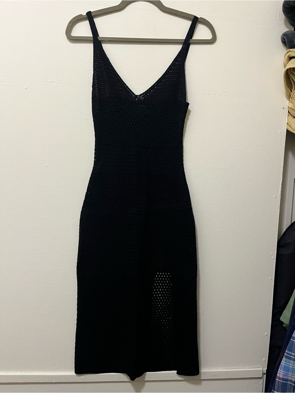 Wilfred Evie Crochet Dress Black XS